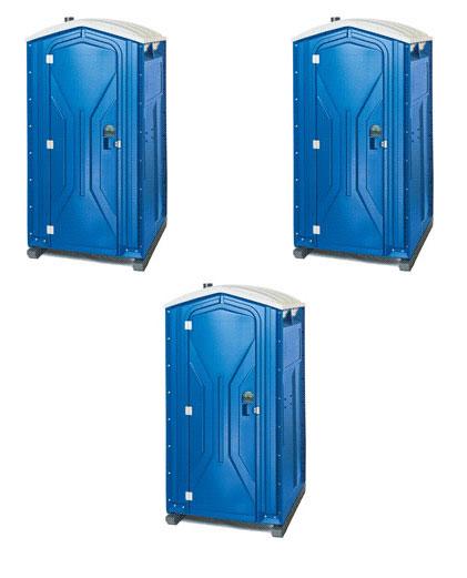 3 stk. mobiltoilet / festivaltoilet
