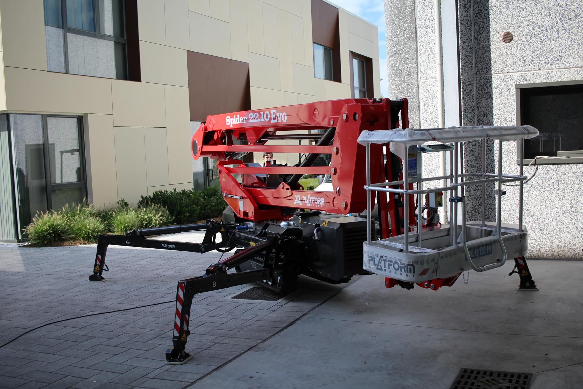 Knæklift 21,7 meter